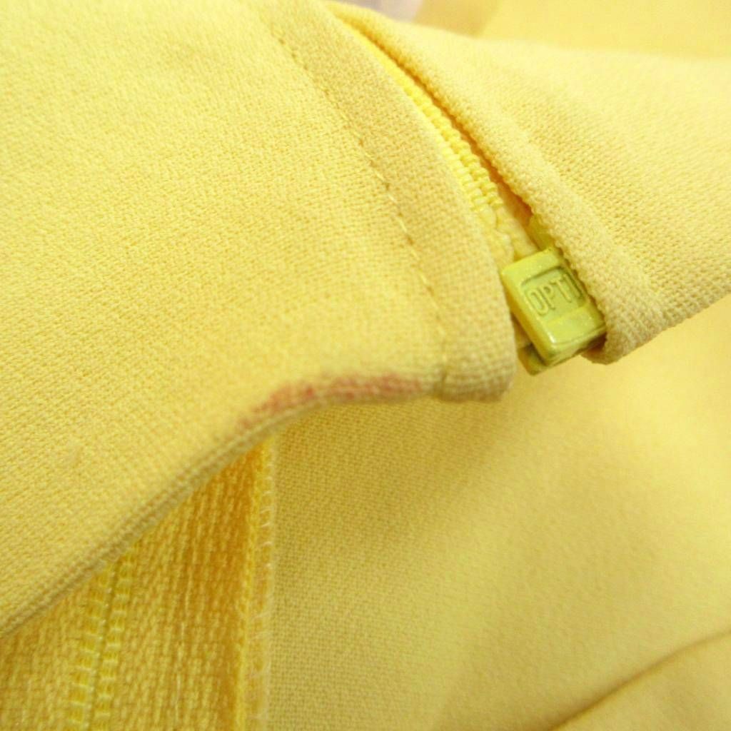 Miu Miu Sequin Top Yellow Sleeveless Zip-up Top 38 — view 8