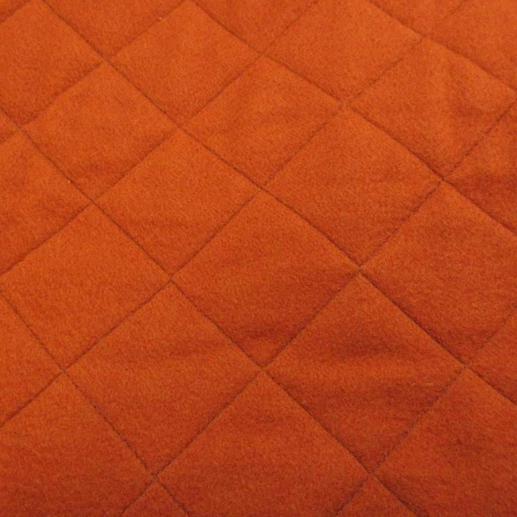 Loro Piana Cashmere Knit Vest Orange Lining Check Pattern Quilted Top M — view 8