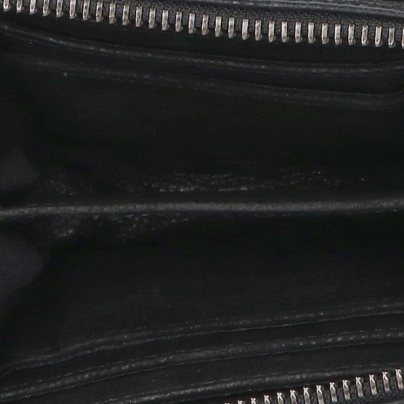 Chrome Hearts 3 Side Zip Pyramid Studs Destroy Leather Wallet — view 3