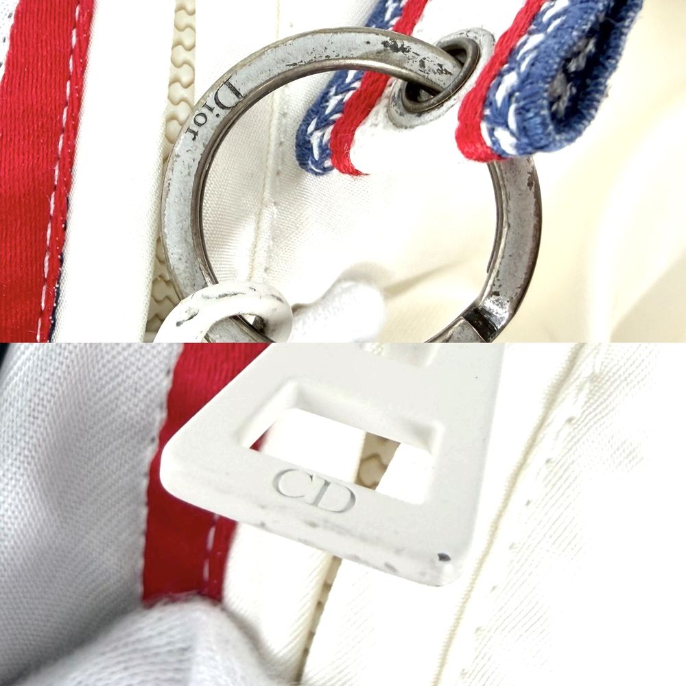 Dior Skirt Logo Line Long White Polyester Spring Summer 34 — view 5