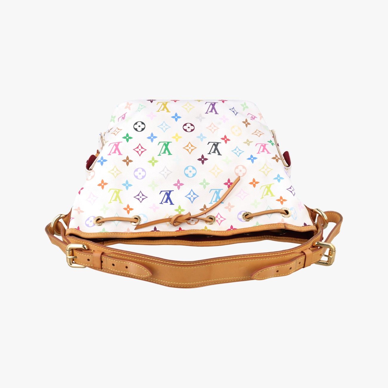 Louis Vuitton Petit Noe Blanc Monogram Multicolor Bucket Bag — view 8
