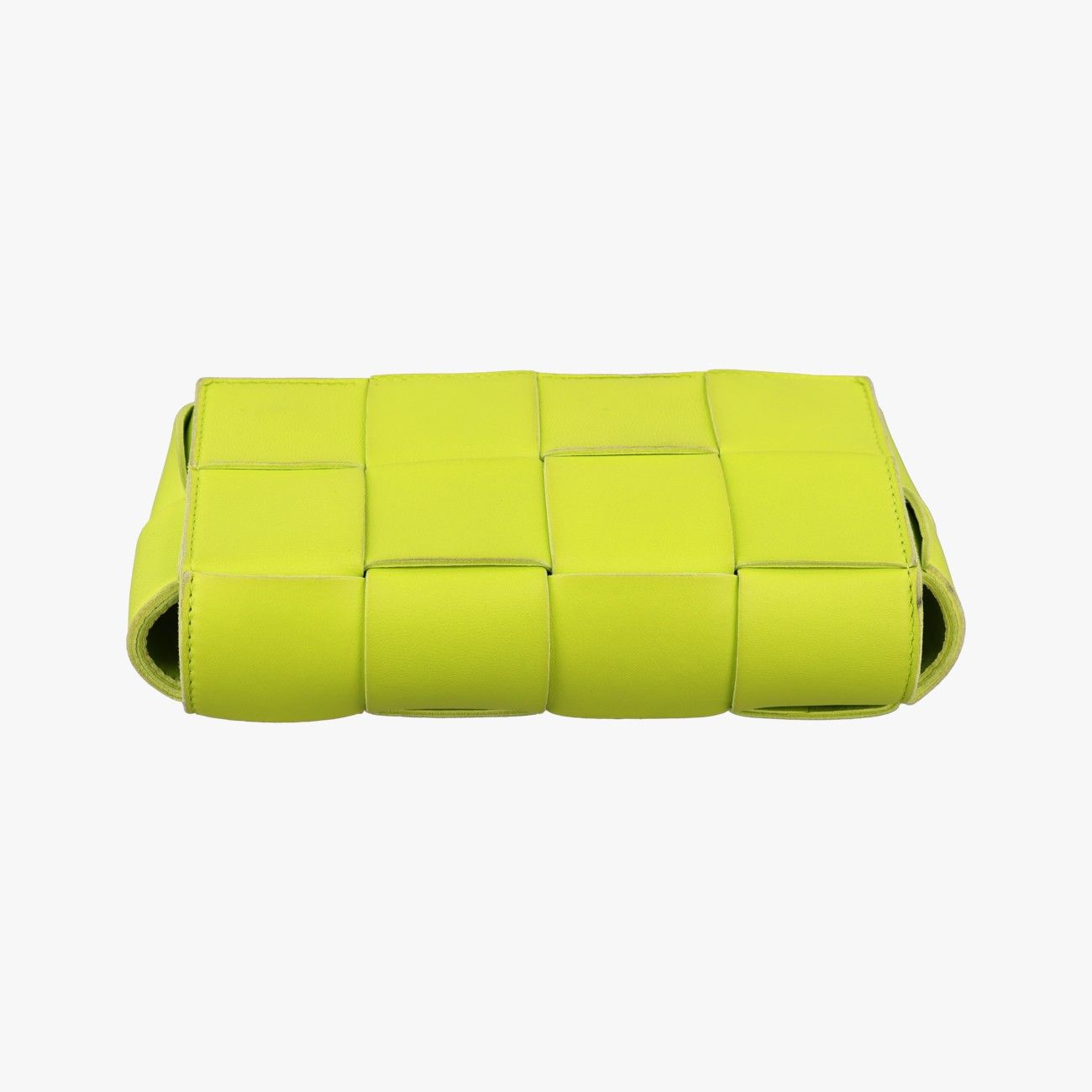 Bottega Veneta Cassette Green Lambskin Shoulder Bag — view 8