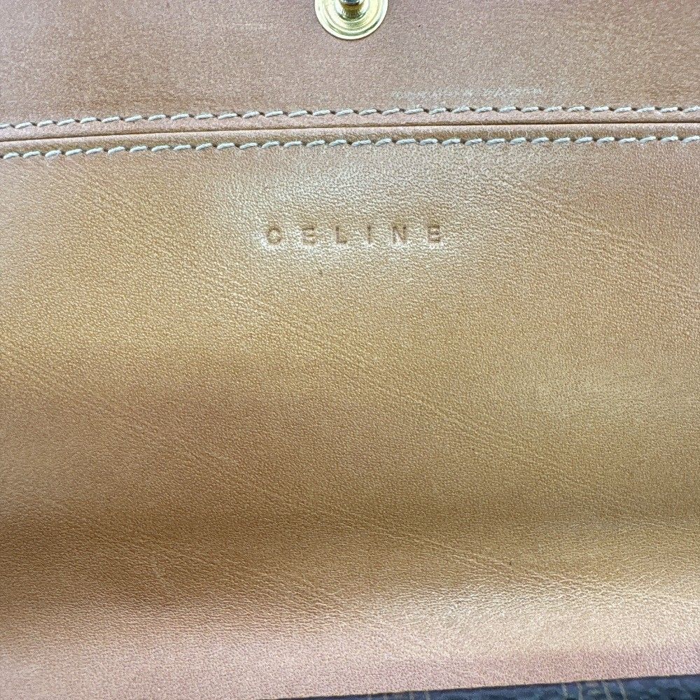 Celine Macadam Wallet Brown
