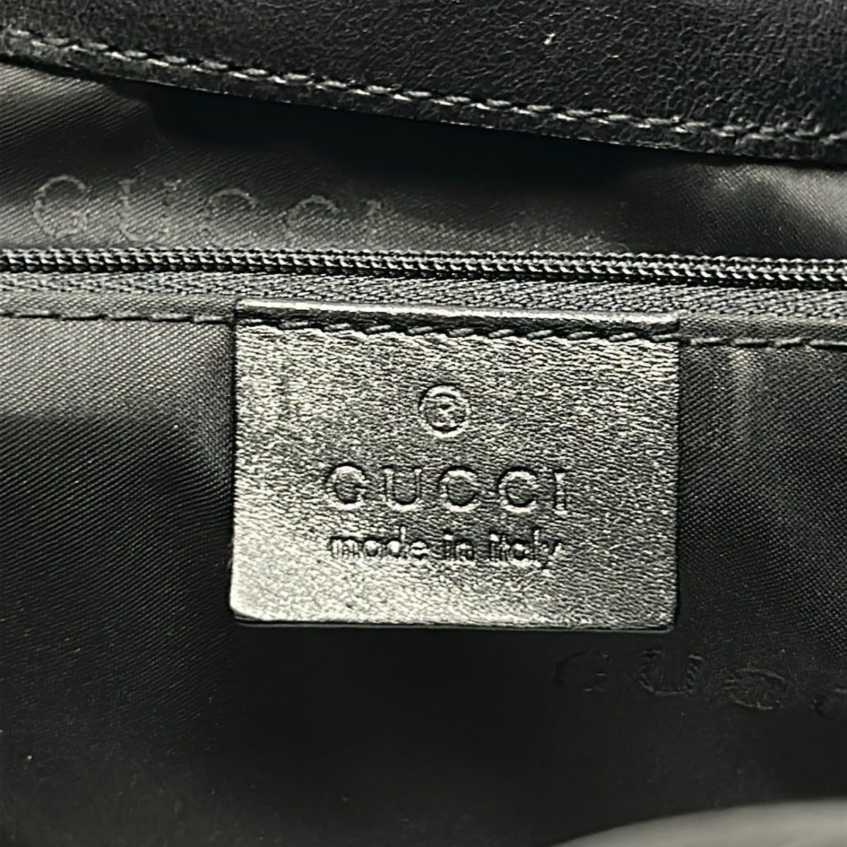 Gucci Backpack Black Drawstring Leather — view 8