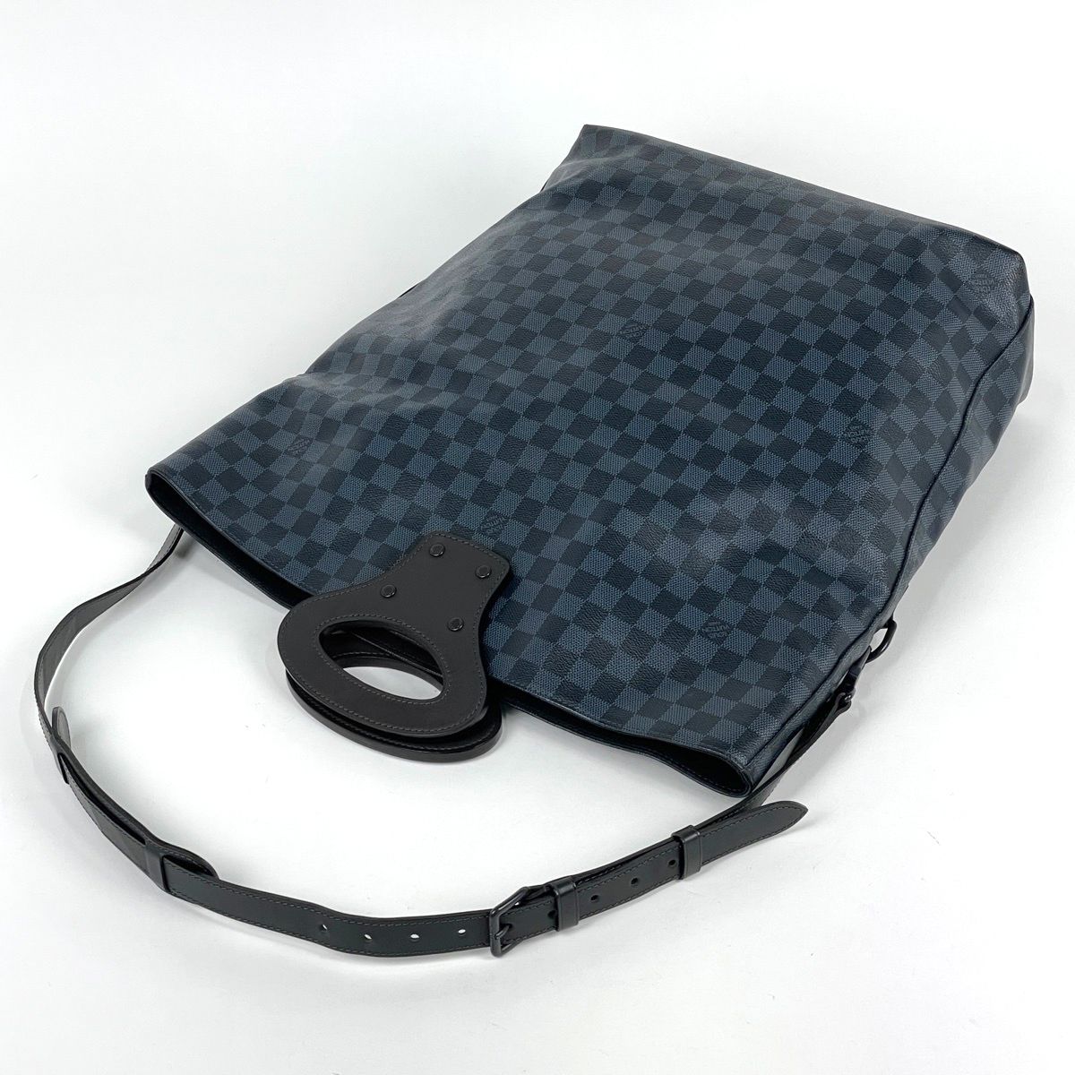 Louis Vuitton Tote Bag NS 2-Way Damier Cobalt Blue Black — view 8