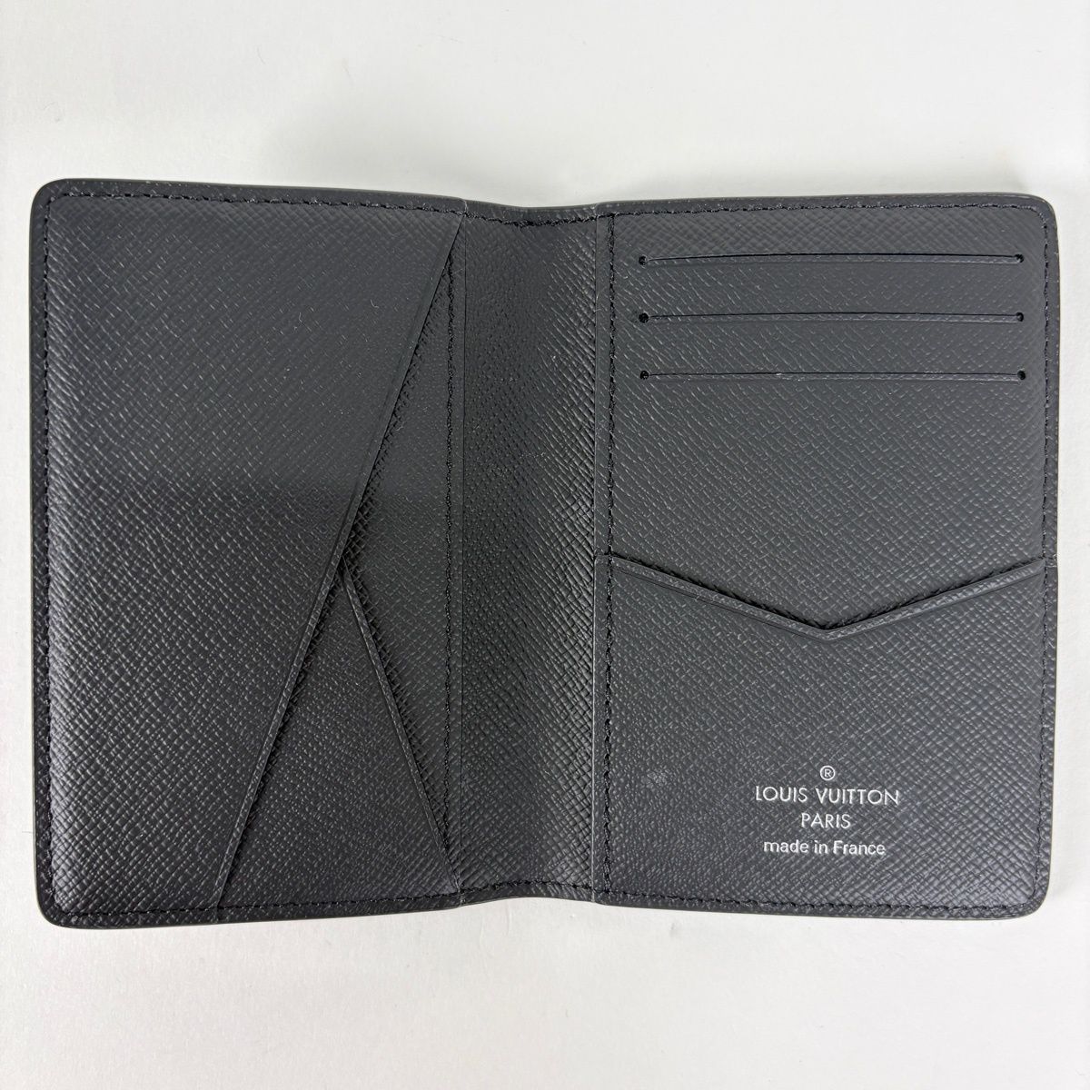Louis Vuitton Pocket Organizer Card Case Monogram Eclipse Noir — view 5