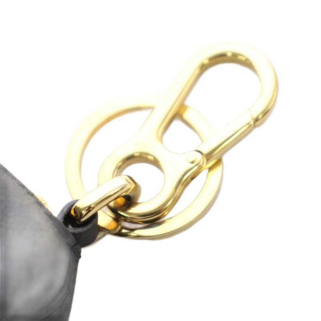 Loewe Elephant Charm Coin Purse Leather Black — view 7