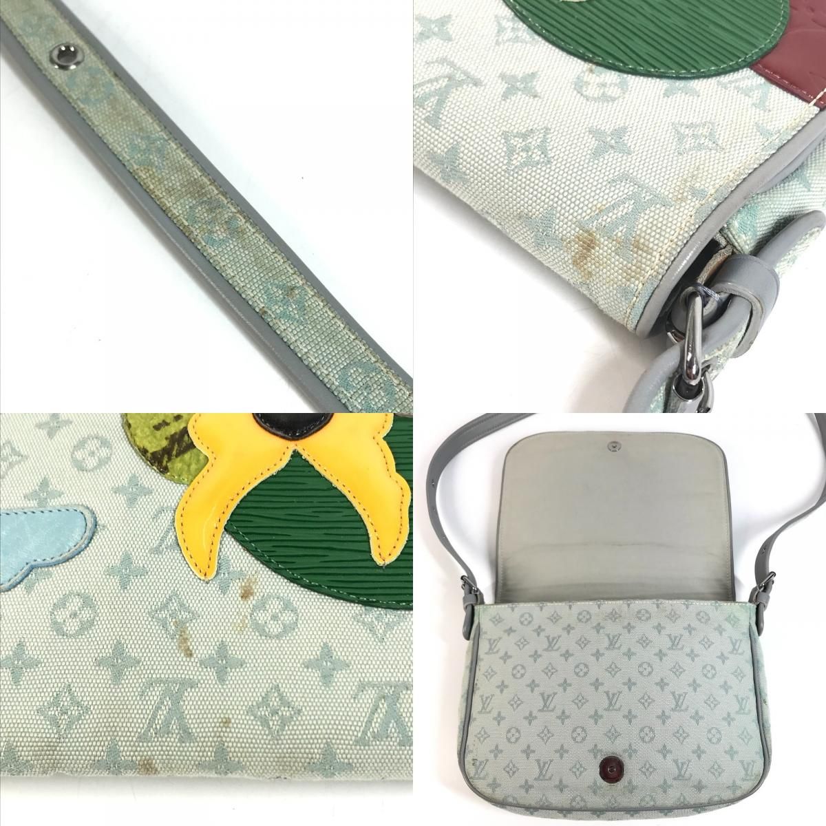 Louis Vuitton Shoulder Bag Musette Conte de Fee Monogram Mini Canvas Gray — view 8