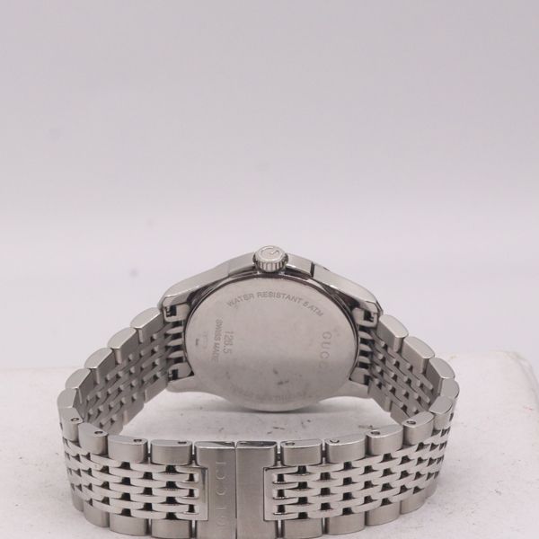 Gucci G-Timeless 126.5 Date Silver Dial Watch — view 4