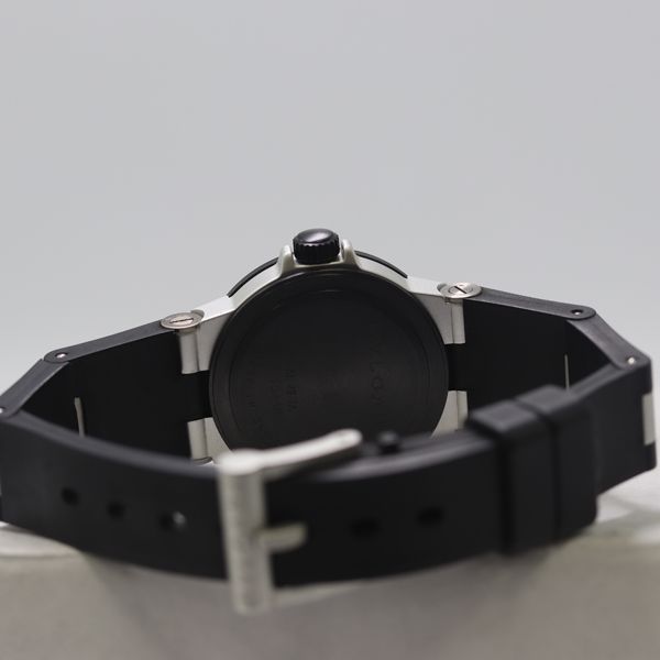Bvlgari Bulgari Aluminum AL Rubber Silver Dial Watch — view 4