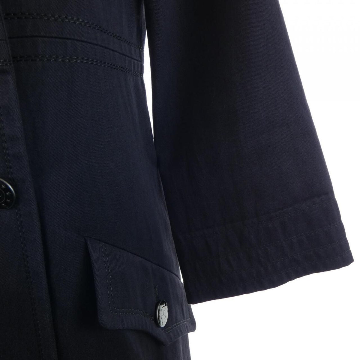 Chanel 13P Trench Coat Black — view 6