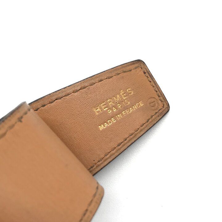 Hermes H Buckle Logo Leather Belt Suit Bordeaux — view 8