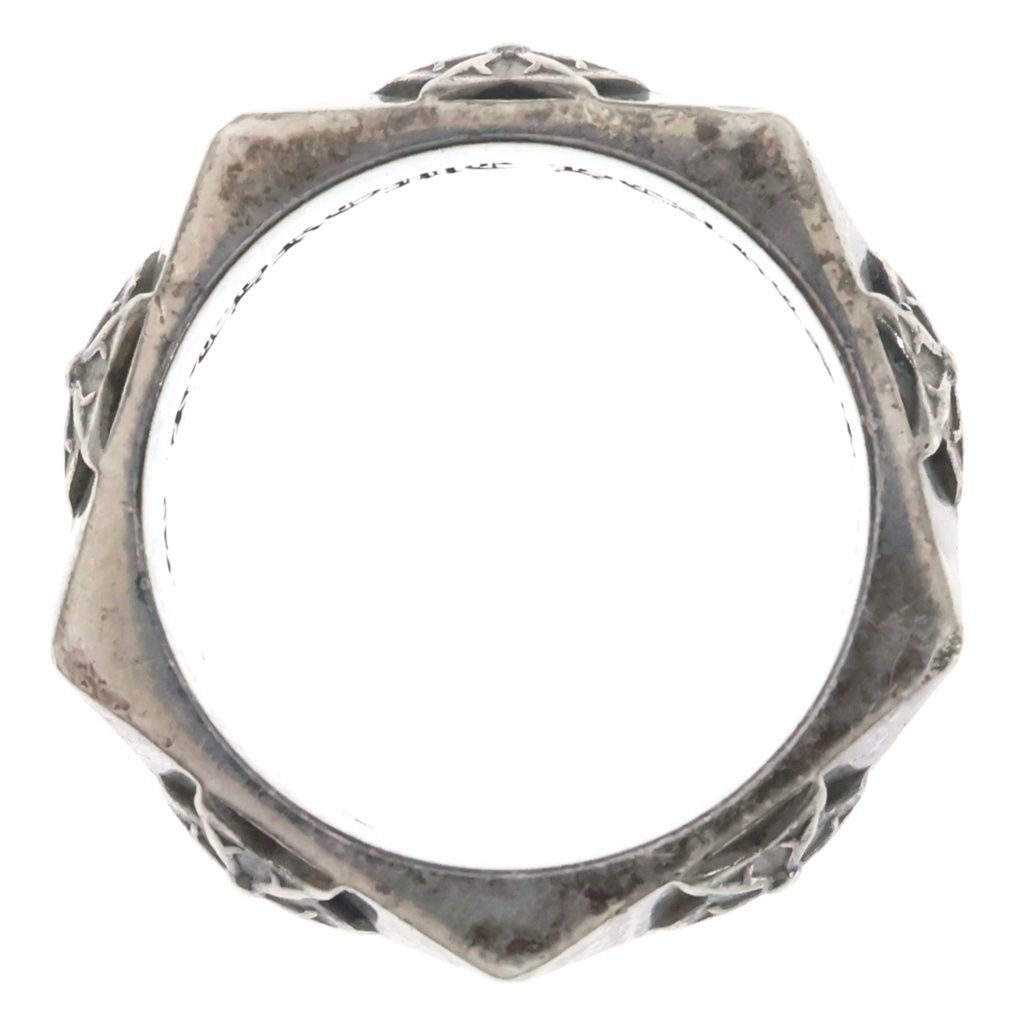 Chrome Hearts Pentagon Star Silver Ring — view 6