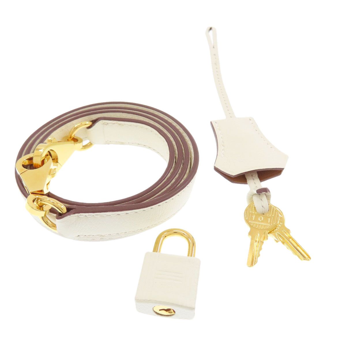 Hermes Bolide 1923 25 Verso Gold Handbag Evercolor — view 8