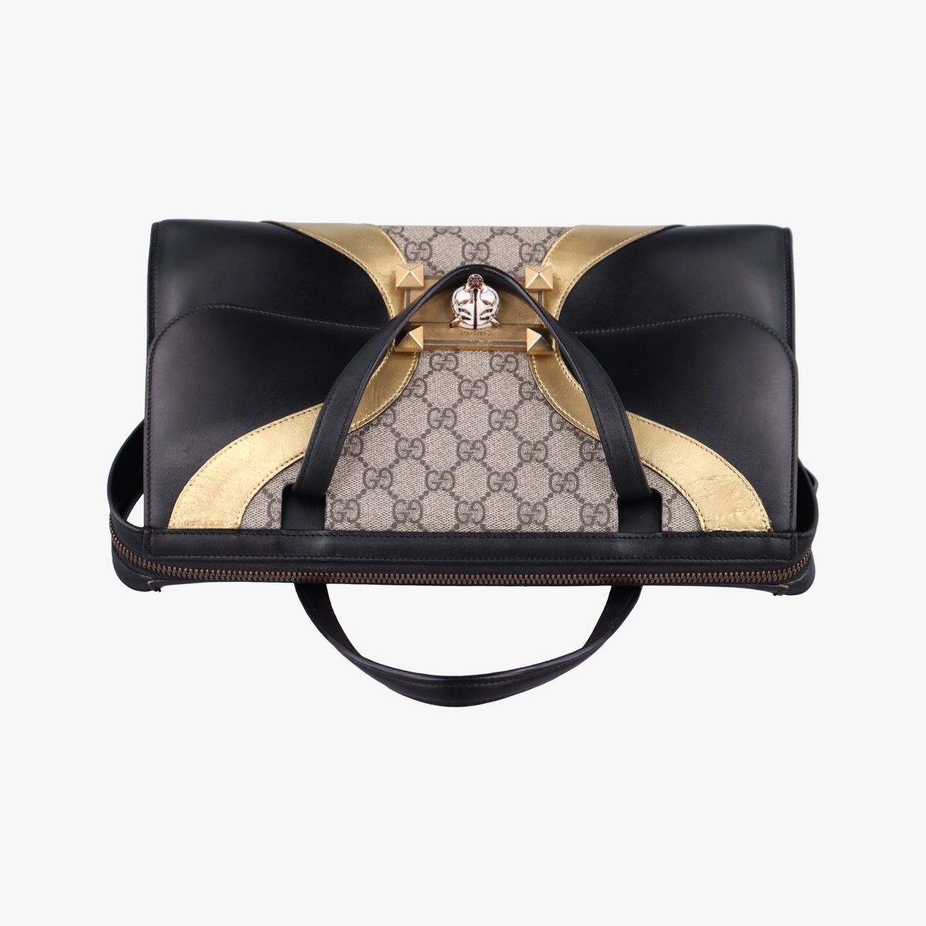 Gucci Ojiride Beige Black Multicolor Leather — view 8