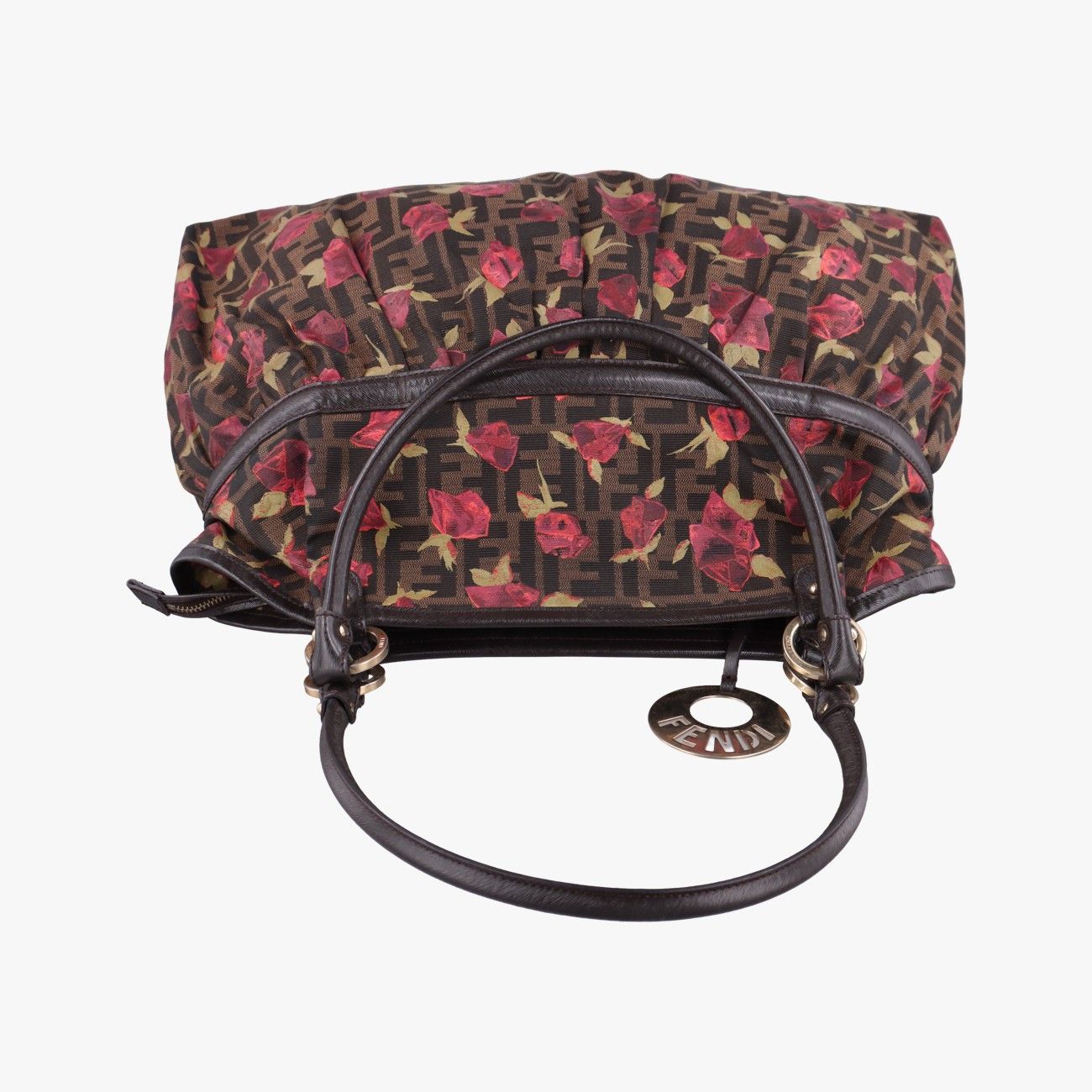 Fendi Zucca Print Brown Multicolor Canvas — view 8