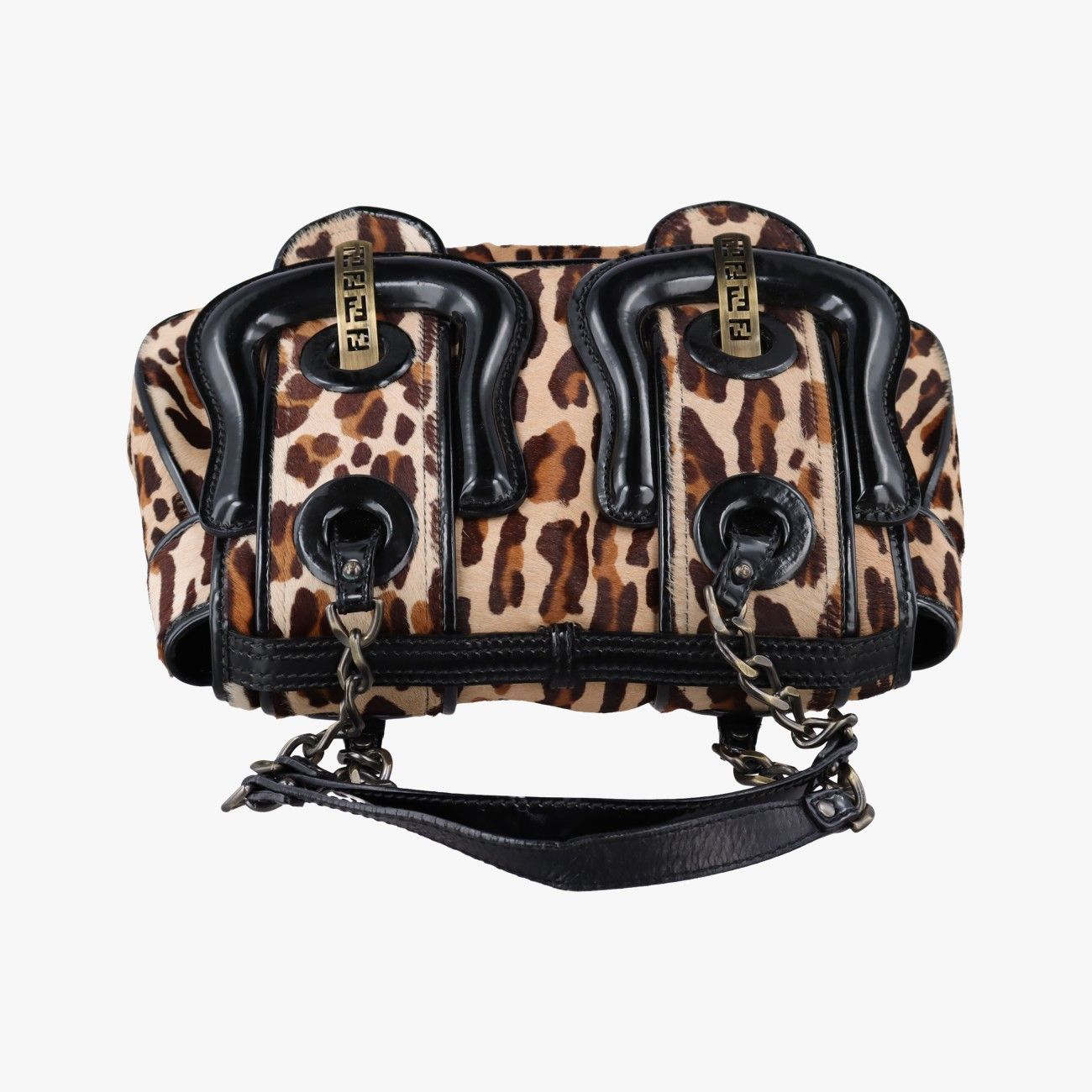 Fendi b Bag Brown Calf Hair — view 8