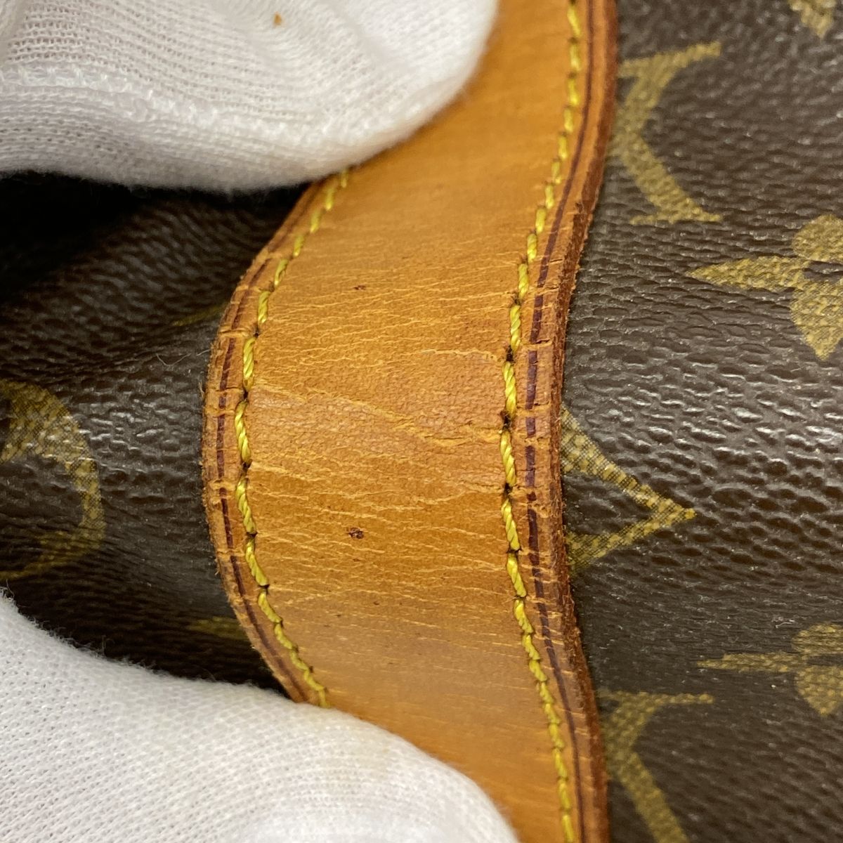 Louis Vuitton Boston Bag Monogram Keepall 55 Brown — view 8