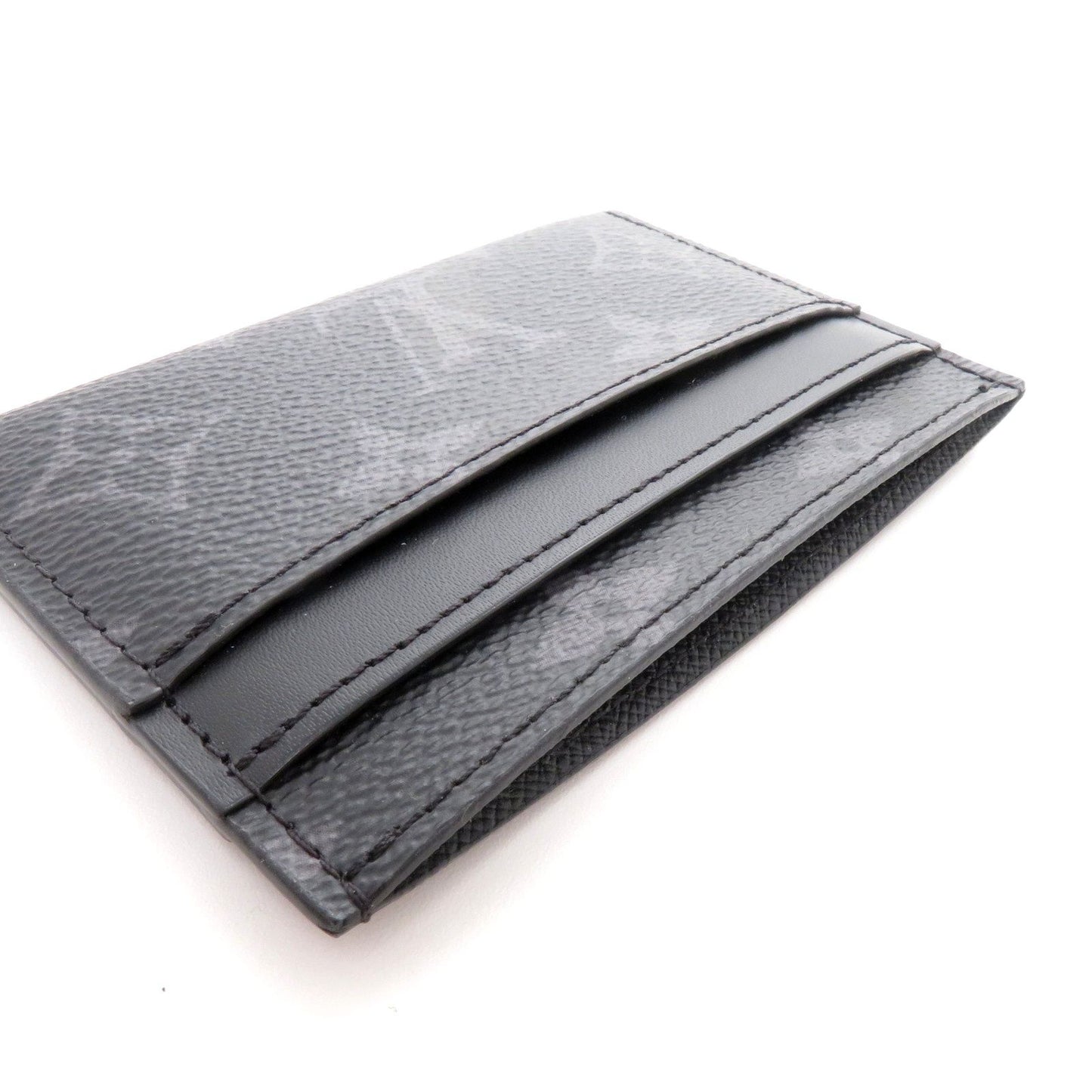 Louis Vuitton Card Case Double Monogram Eclipse Black — view 6