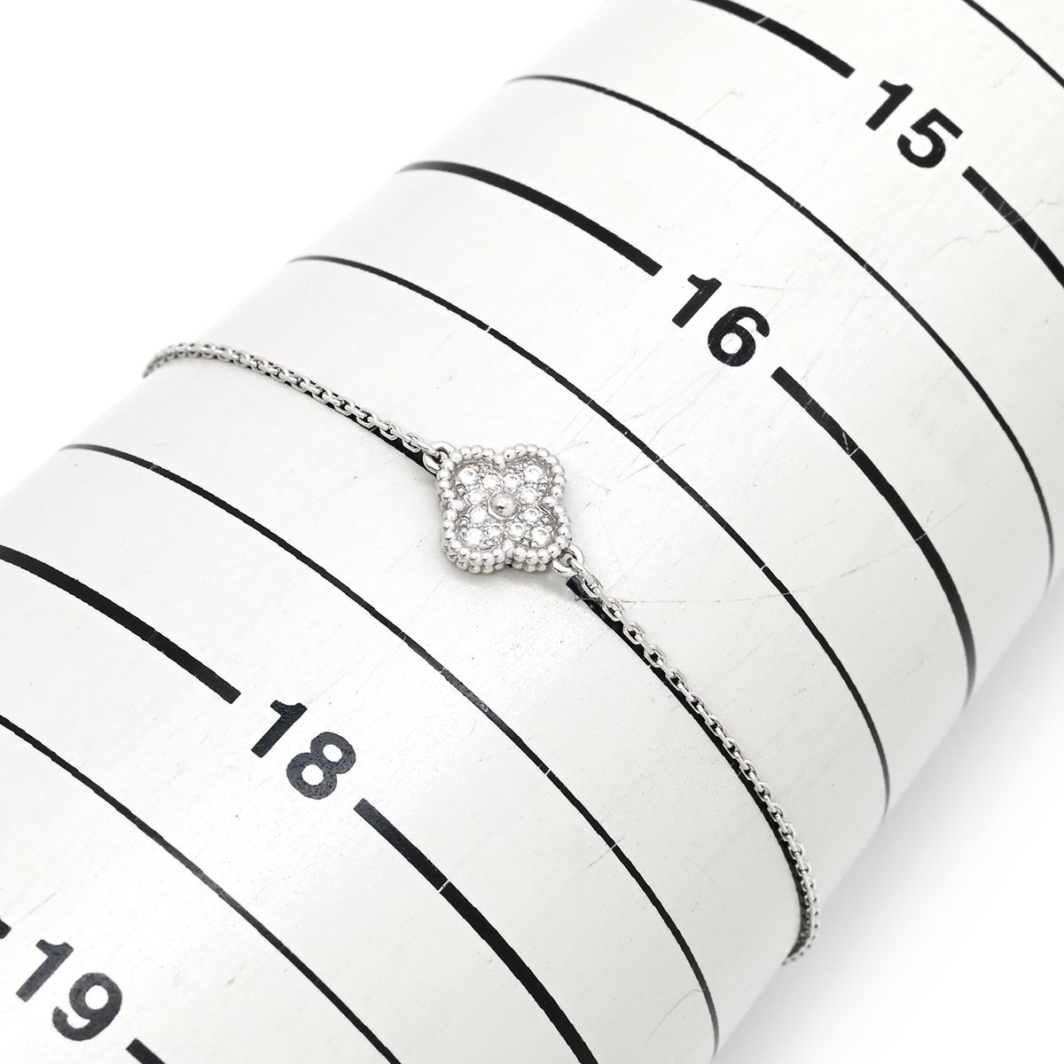 Van Cleef & Arpels Bracelet Sweet Alhambra White Gold 18K Diamond — view 8