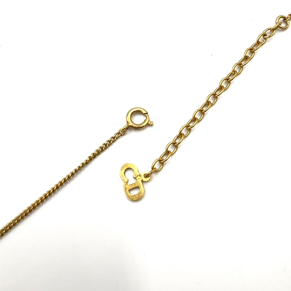 Dior Twisted Heart CD Logo Gold Plated Necklace — view 8