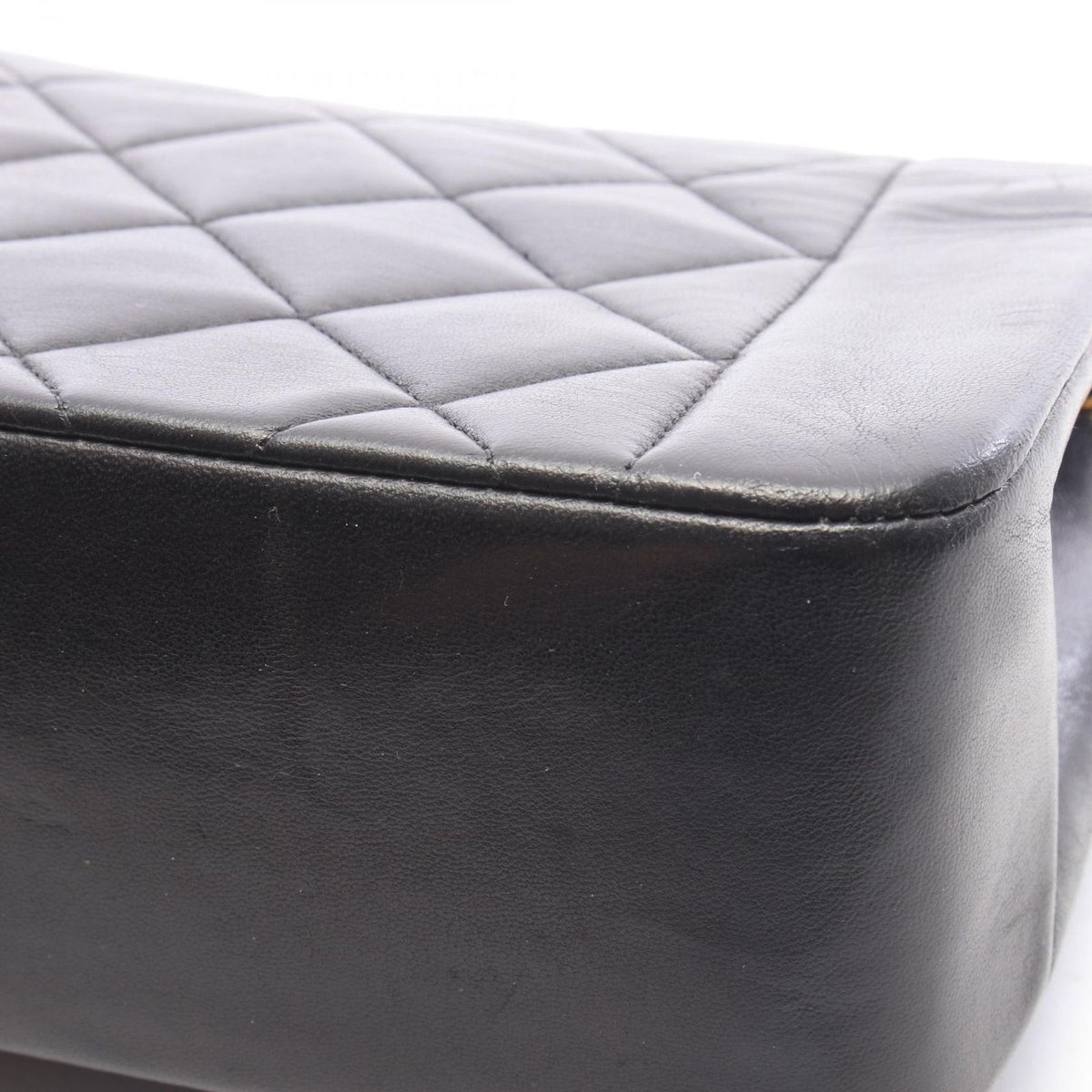 Chanel Shoulder Bag Quilted Diana Flap Black Lambskin Chain — view 7