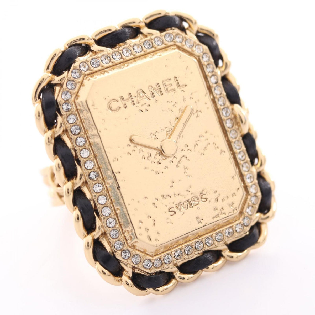 Chanel Ring Premiere Watch Motif Leather Design — view 7