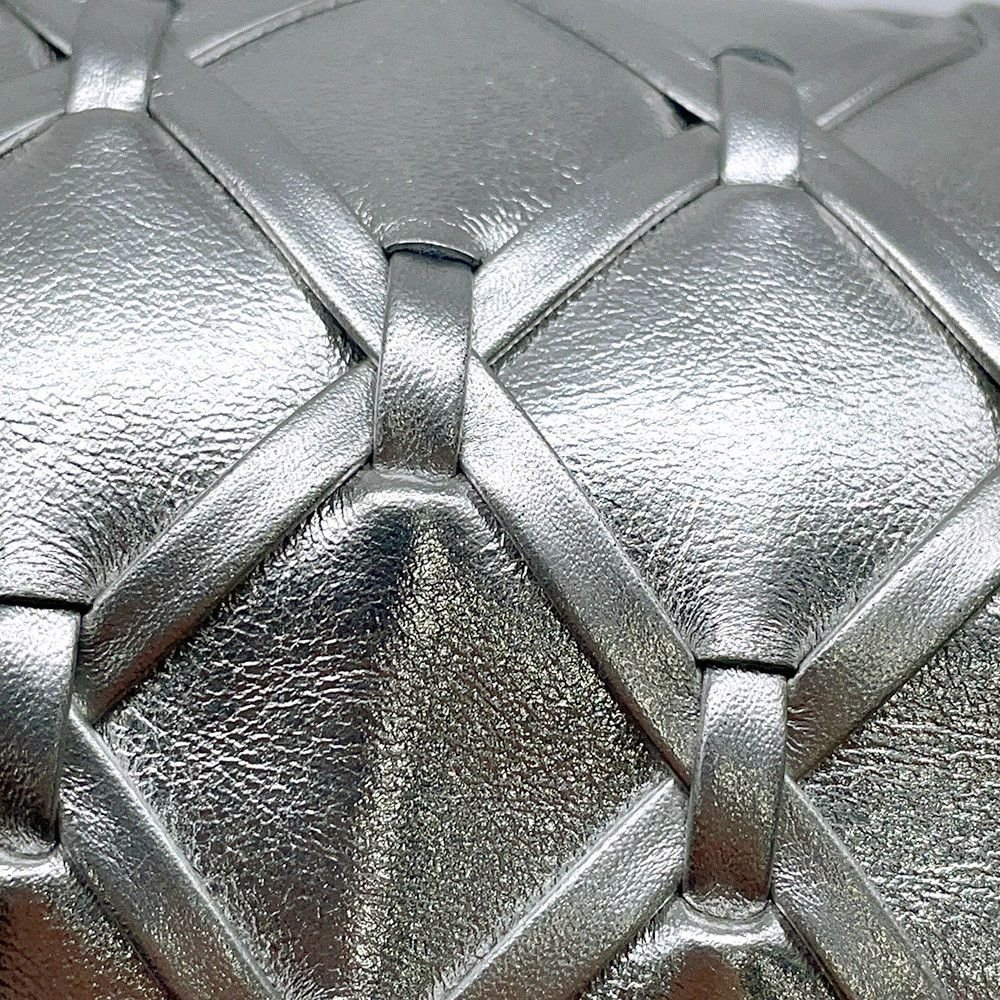 Chanel Chain Shoulder Bag Mini Flap CC Logo Calfskin — view 8