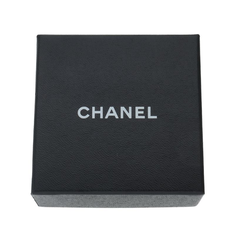 Chanel CC Logo Cross Motif Brooch Brass — view 4