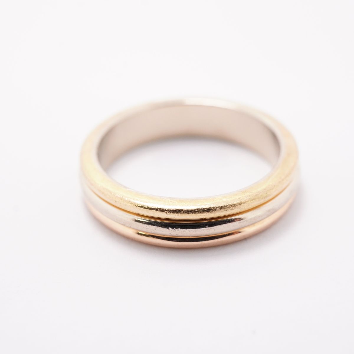 Cartier Ring Vendome 18k Yellow Gold 18k White Pink — view 8