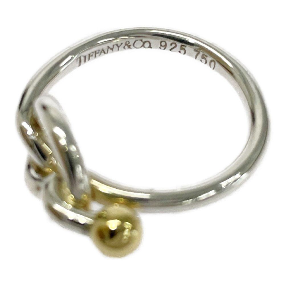 Tiffany & Co Silver Love Knot Ring — view 5