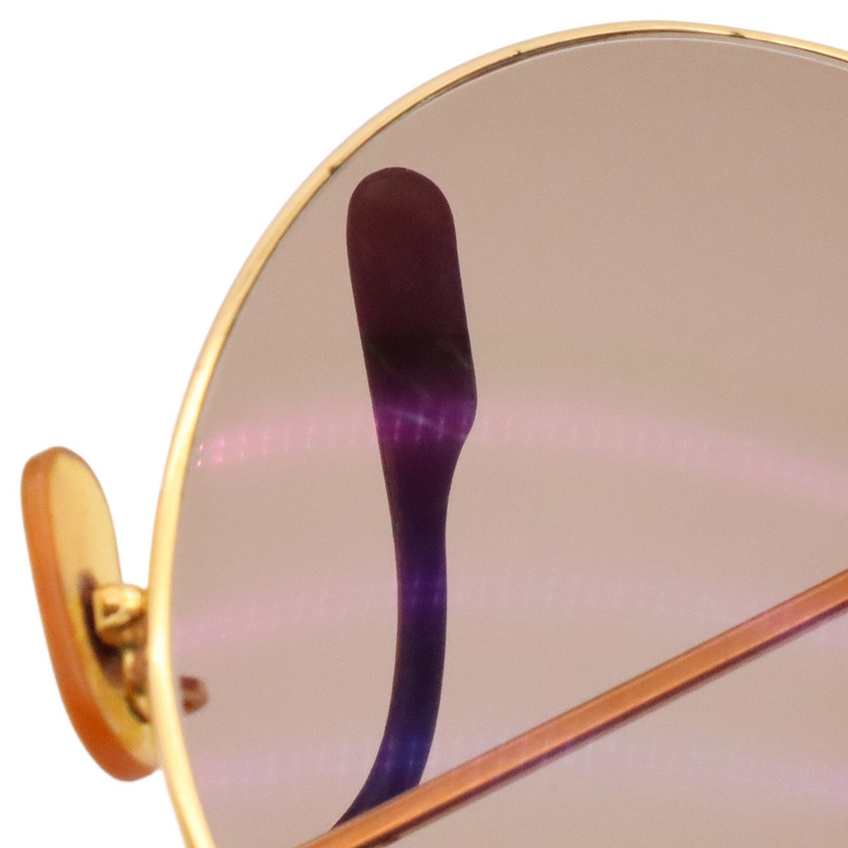 Cartier Trinity Sunglasses Eyewear Teardrop Two Bridge Double Light Brown Lens — view 8