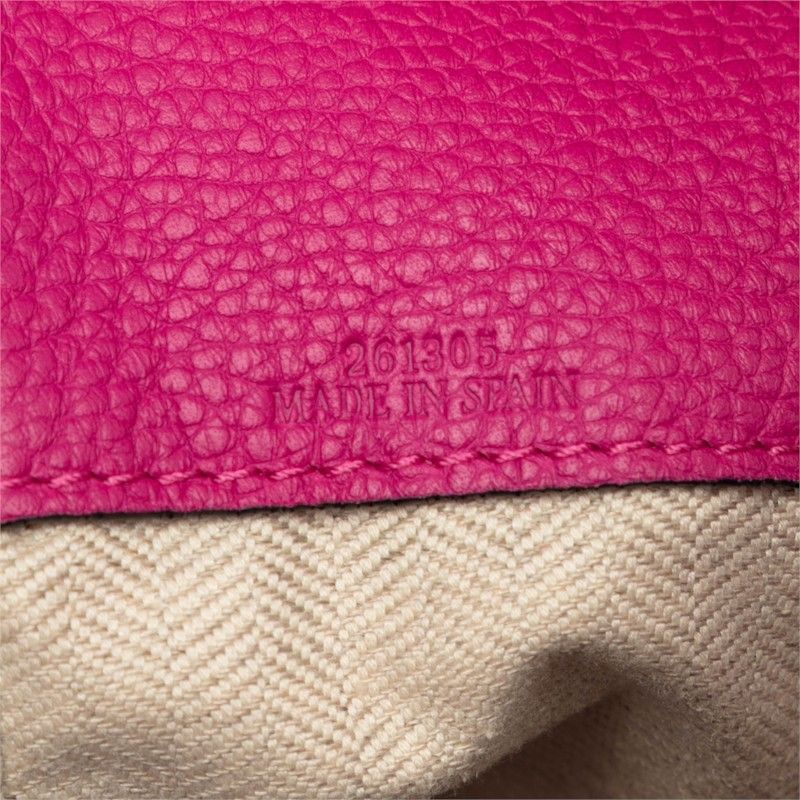 Loewe Anagram Dunas Tote Bag Pink Leather — view 6