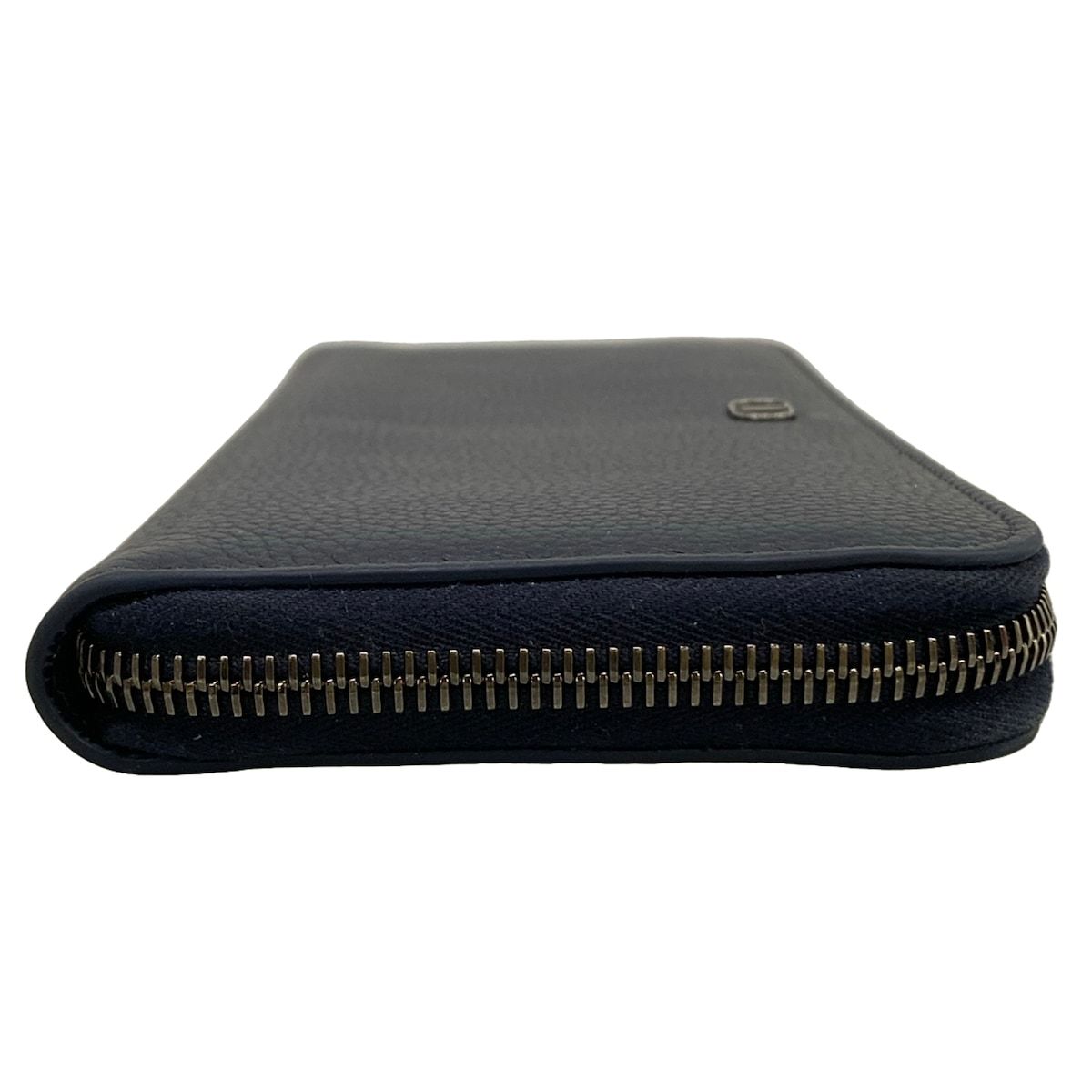 Dior Wallet Black Zip Around Leather — view 8