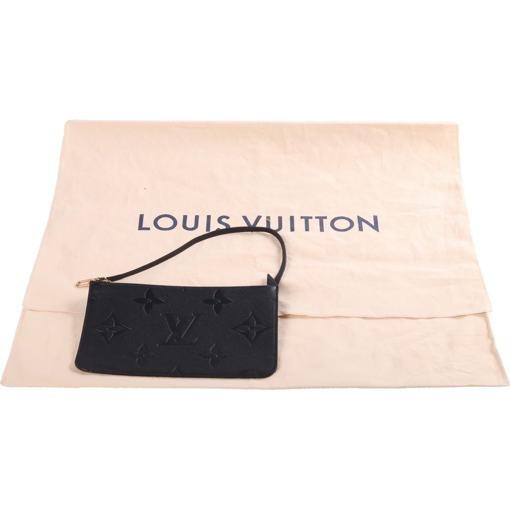 Louis Vuitton Monogram Empreinte Neverfull MM Tote Bag Noir — view 8