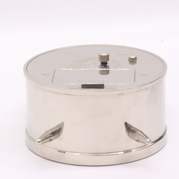 Tiffany & Co Twin Bell Table Clock White Dial Watch — view 4