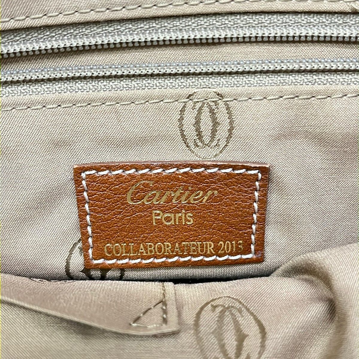 Cartier Handbag Marcello Brown Leather — view 8