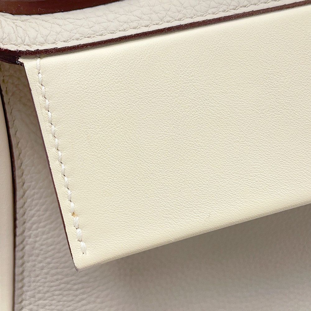 Hermes 24/24 29 Sac Vanquatre Verso Pearl Gray Nata Gold Togo Swift 2-Way — view 8
