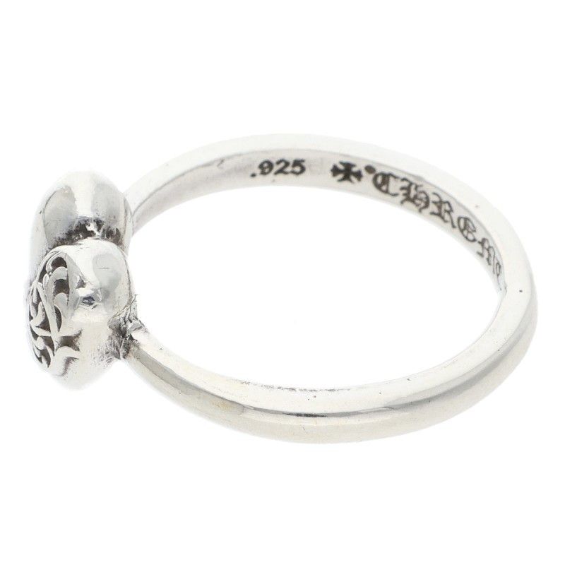 Chrome Hearts Bubblgm Heart Bubblegum Silver Ring — view 5