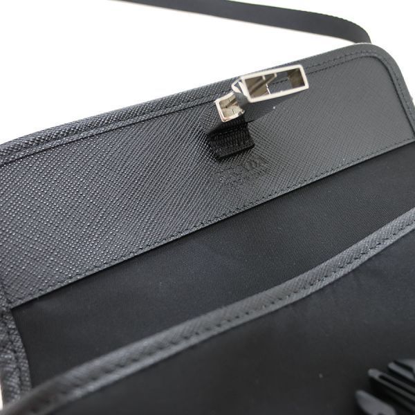 Prada Re-Nylon Phone Shoulder Strap Messenger Bag — view 8