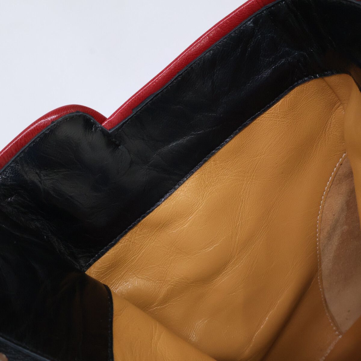 Hermes Leather Bicolor Side Zip Square Toe Boots — view 8