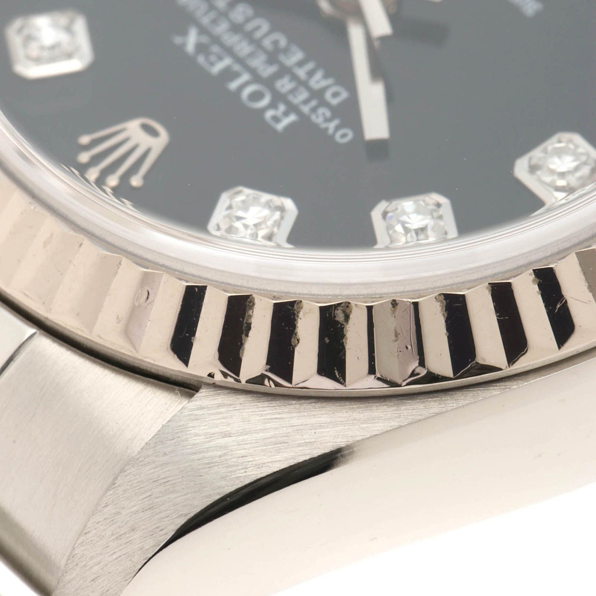Rolex Datejust Watch Stainless Steel Black — view 8