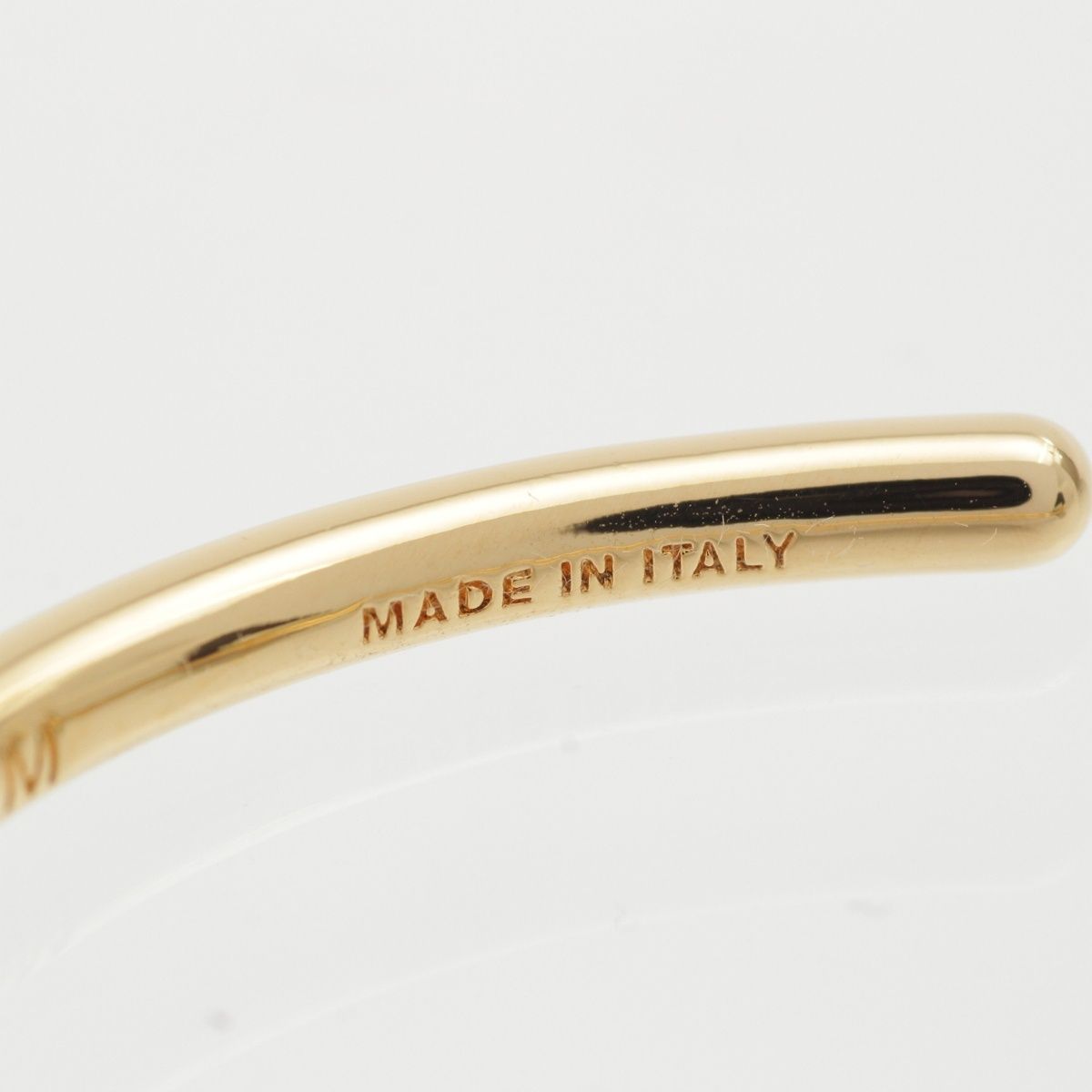 Fendi Filo Brass Twist Bangle Gold Bracelet — view 8