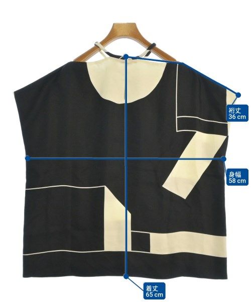 Hermes Blouses Black Blouse — view 7