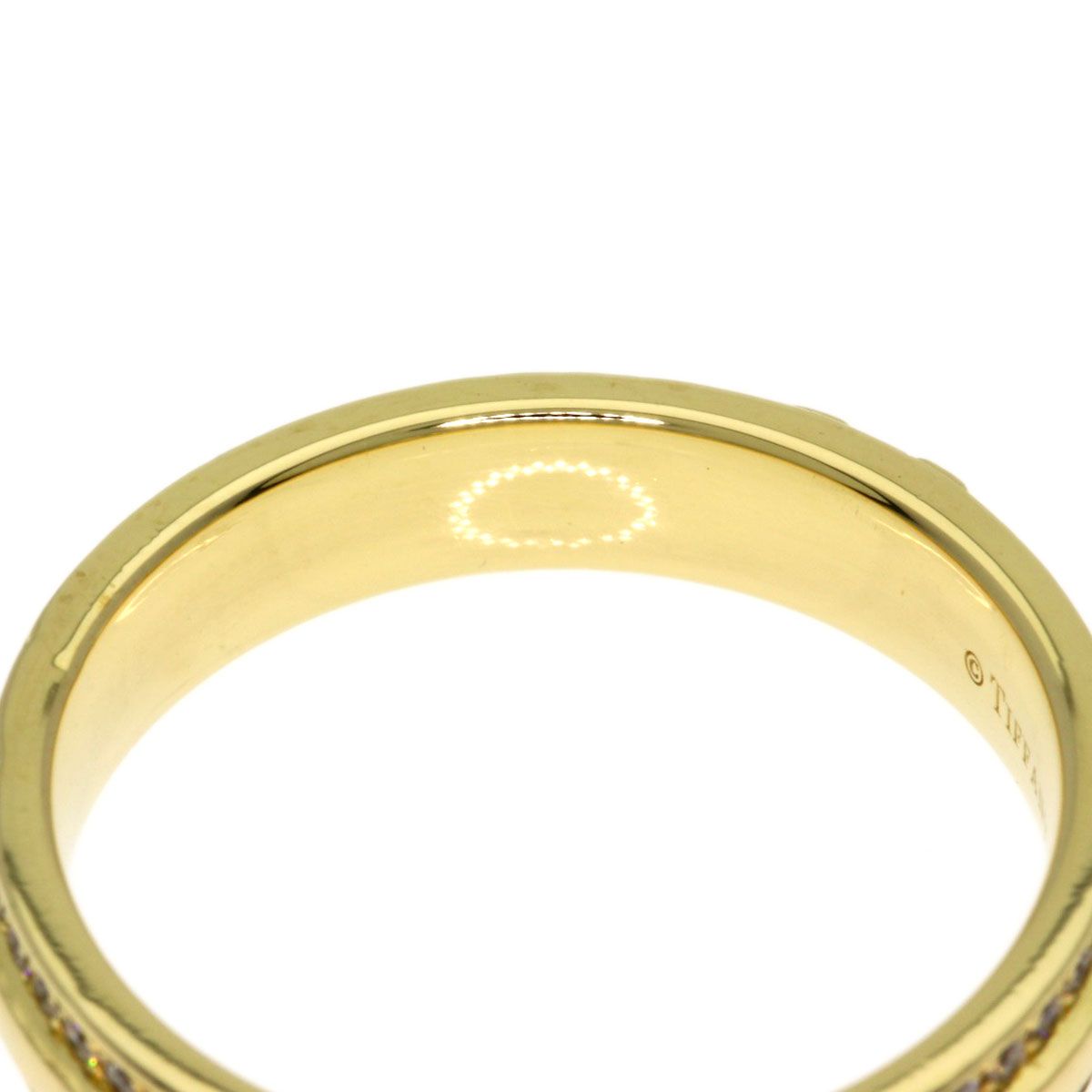 Tiffany & Co T Two Diamond Ring 18k Yellow Gold — view 8