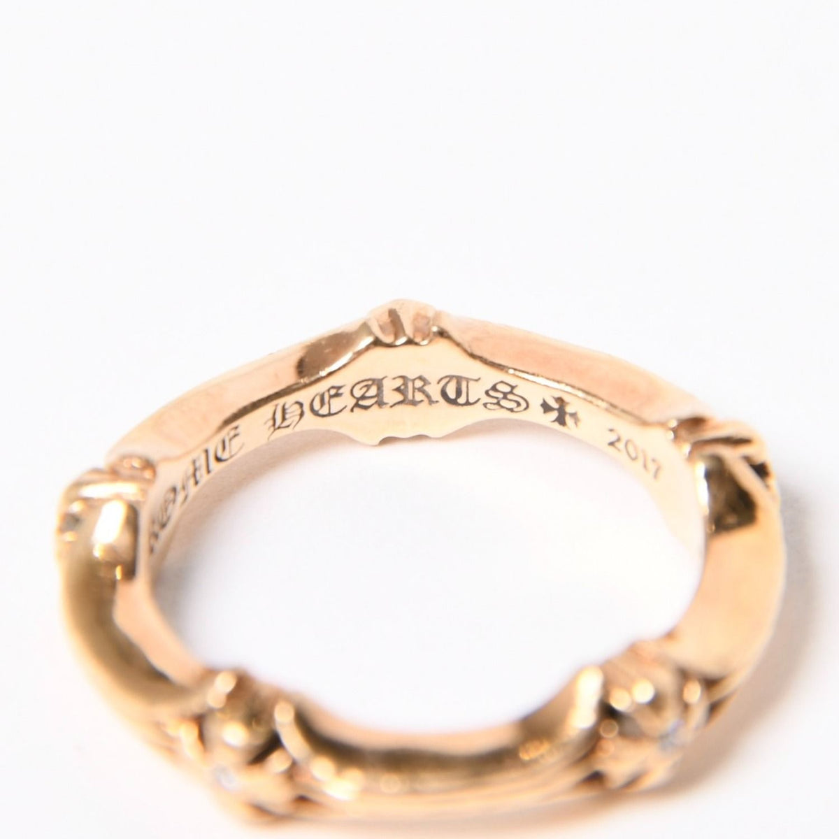 Chrome Hearts Ring &bone Plus & Bone CH Diamond Gold — view 8