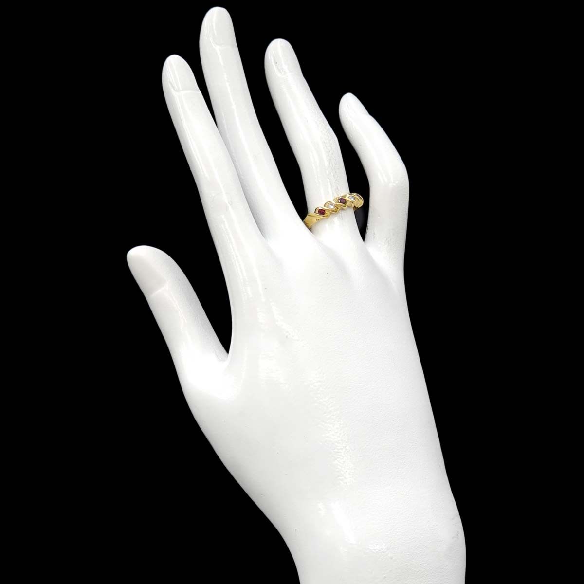 Tiffany & Co Buttercup Ring Ruby Diamond 18k Yellow Gold — view 8