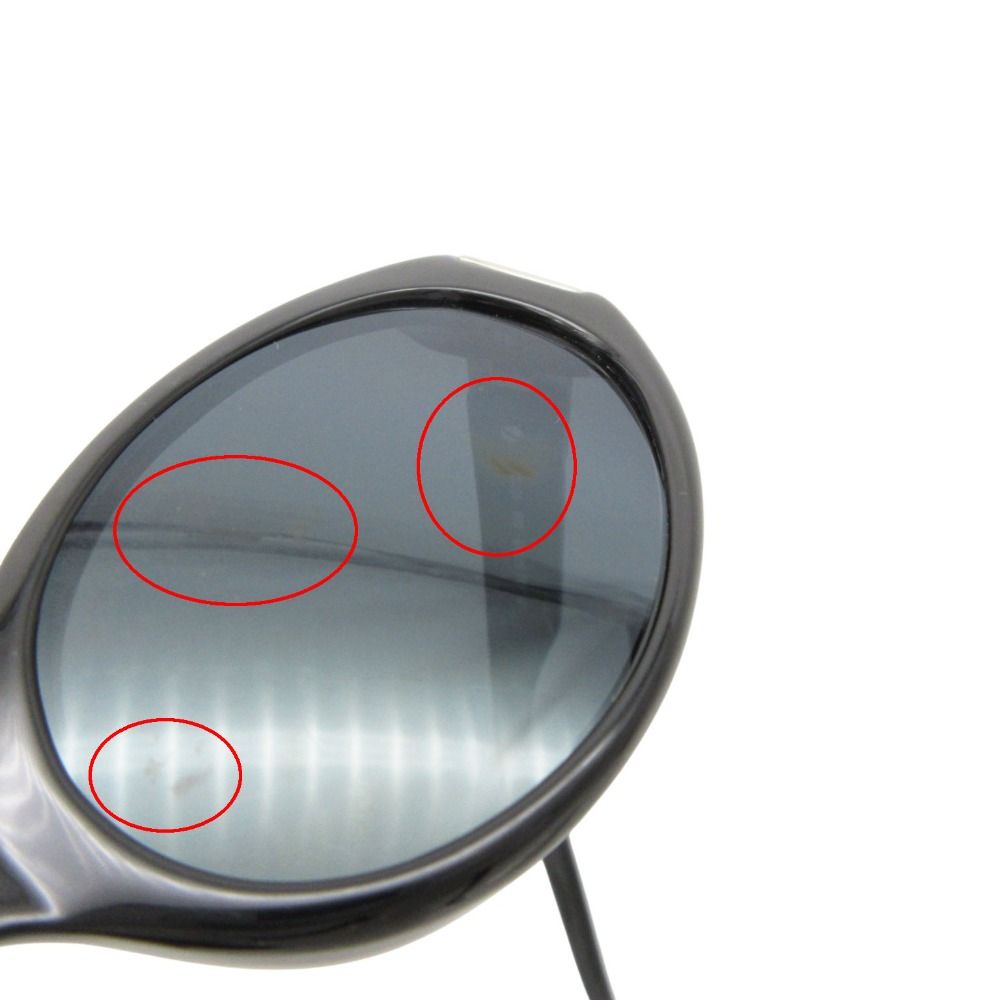 Gucci Sunglasses Y2k Oval Shape Side Plate Logo Eyewear 55 Black — view 8