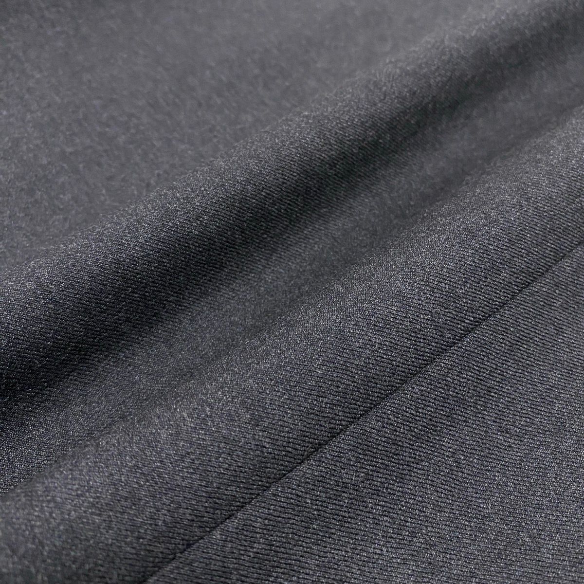 Gucci Vintage Wrap Skirt GG Gold Button Dark Gray Wool 42 — view 8