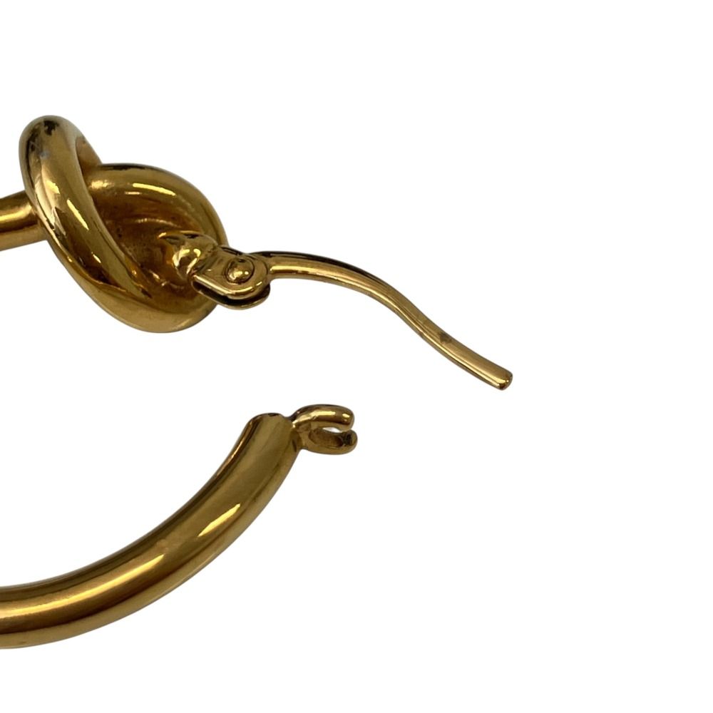 Celine Single Knot Earrings Gold Colored — view 7